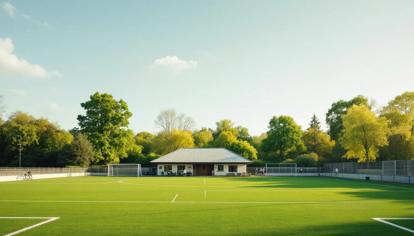 Sportplatz und Vereinsheim des TSV Herbsleben
