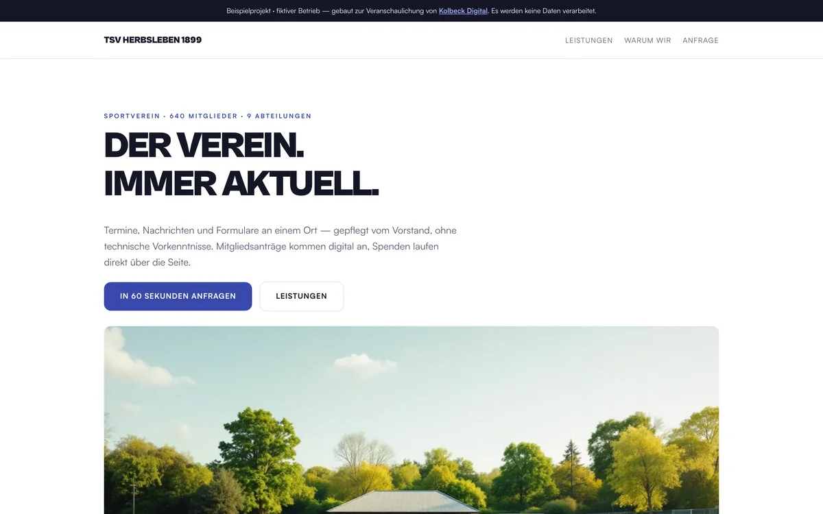 Vorschau Der moderne Verein